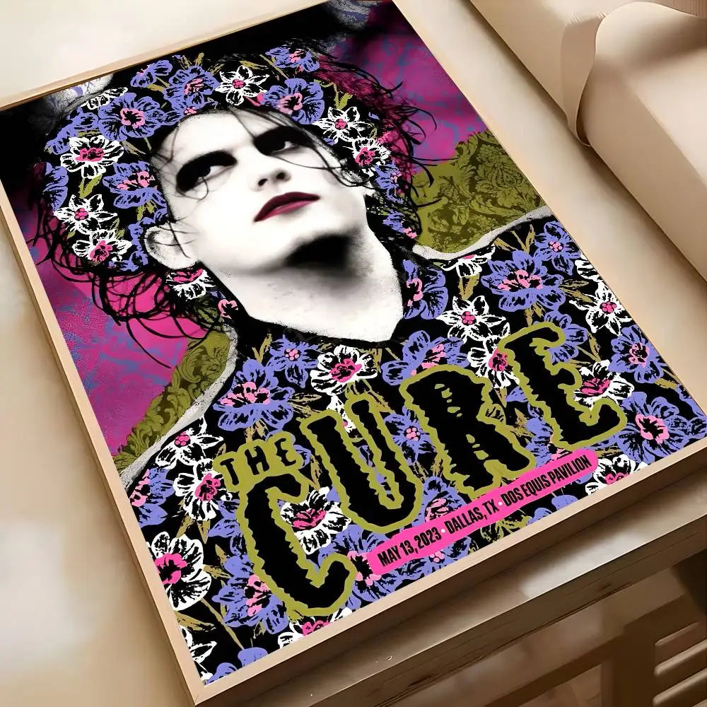 The C-Cure R-Robert Smith Poster High-definition art sticker Self adhesive waterproof home decoration