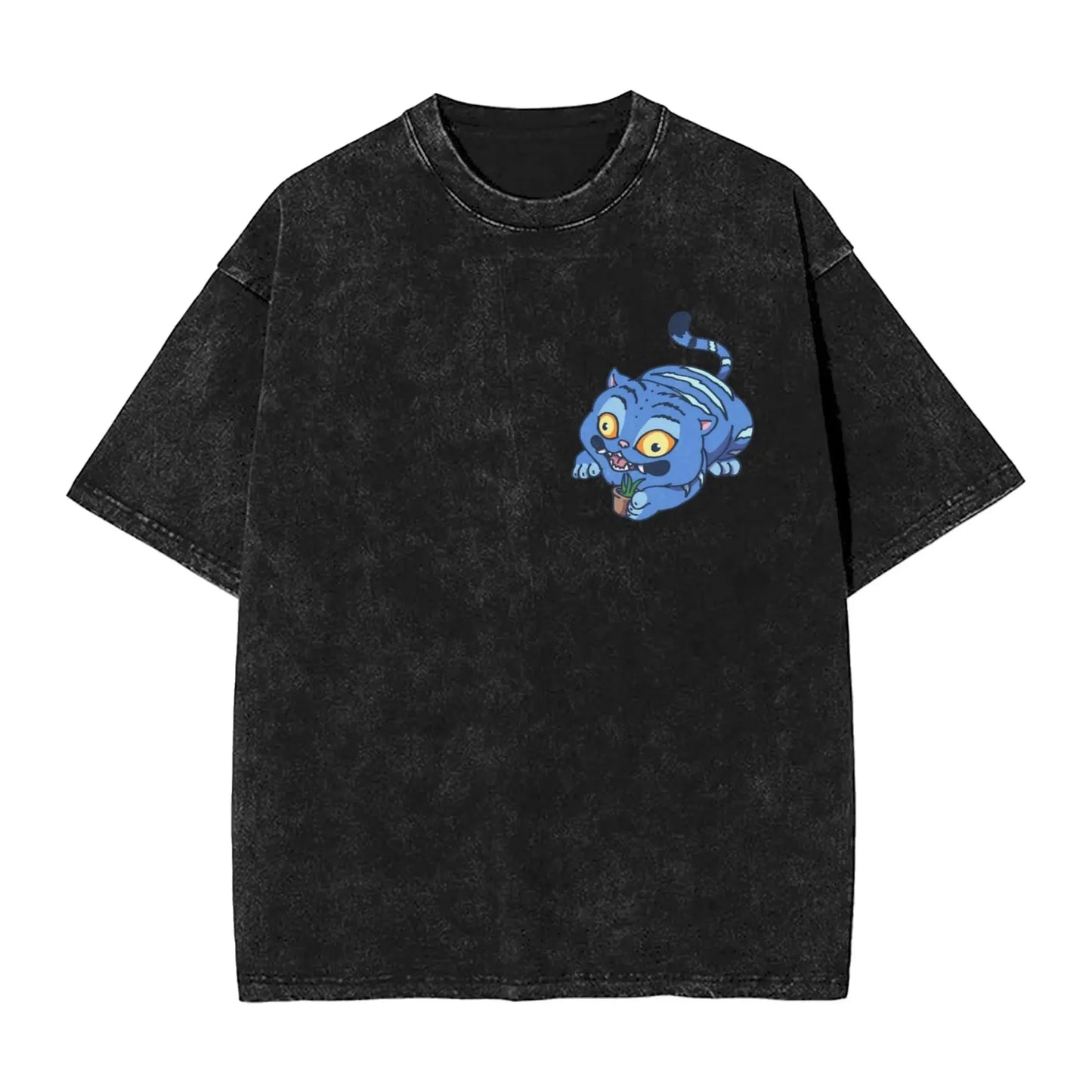 Kpop Demon Huntrix Tiger Derpy The Tiger and Bird T-Shirt