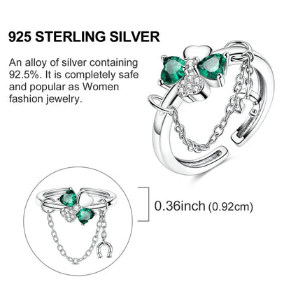 New 925 Sterling Silver Open Ring Hollow Rose Infinite Love Simple Ring Women Wedding Engagement Party Jewelry Gift