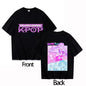 Cotton T-shirt KPOP Demon Hunter RUMI Parent-child Round Neck Women's Short Sleeve Comfortable