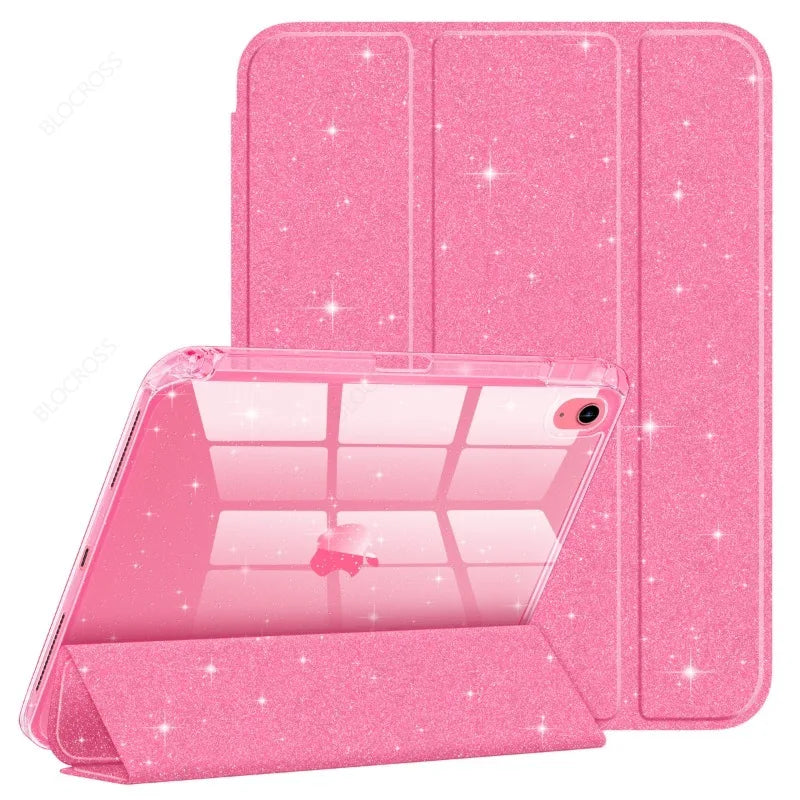 For 2025 iPad Air 11 Case 10th 11th A16 Cover For iPad Pro 11 Air 4 5 10.9 12.9 M2 M3 M4 Pro 13 10.2 7 8 9th Pencil Holder Case