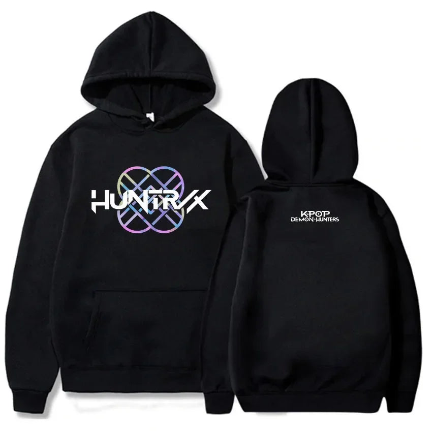 KPop Demon Hunter Huntrix logo hoodie