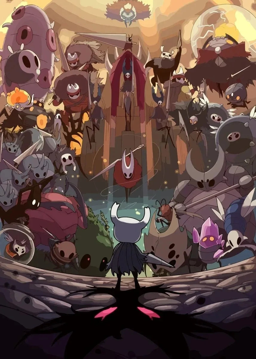 Hot Popular Video Game Hollow Knight Posters and Prints Canvas Printing Modern Wall Art for Living Room Home Decoration