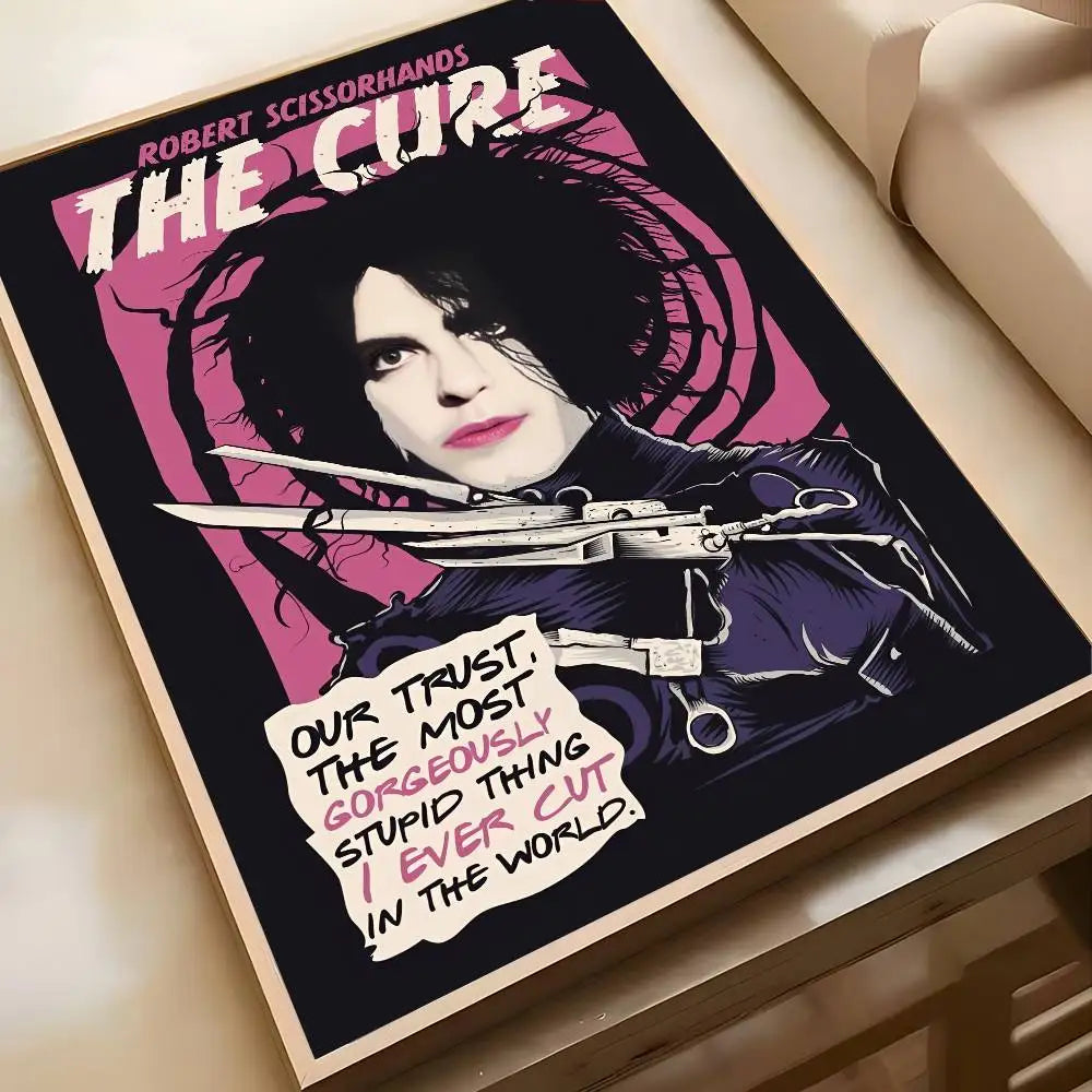 The C-Cure R-Robert Smith Poster High-definition art sticker Self adhesive waterproof home decoration