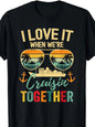 1pc Men'S Cruise Squad 2025 Printed T-Shirt