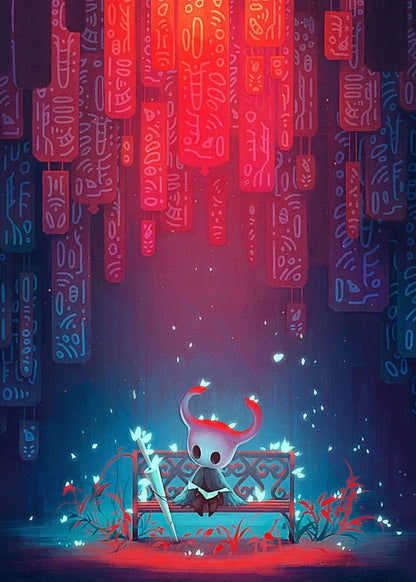 Hollow Knight Anime Videogame Aesthetic Canvas Painting Posters and Prints Wall Art Picture for Bedroom Home Decor
