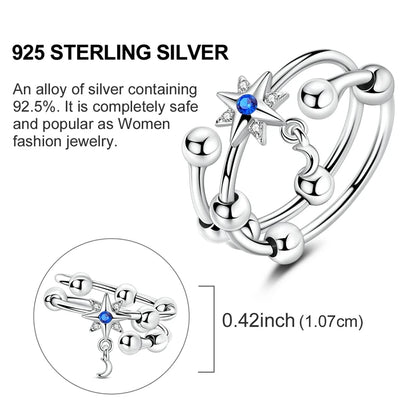 New 925 Sterling Silver Open Ring Hollow Rose Infinite Love Simple Ring Women Wedding Engagement Party Jewelry Gift