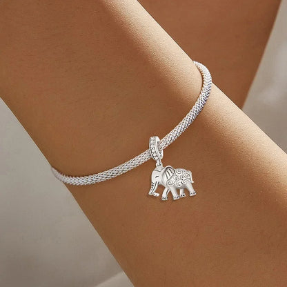 925 Sterling Silver Panda  Butterfly Kapibala Octopus Charms Beads Fit Original Pan Bracelet Bangle High Quality DIY Jewelry