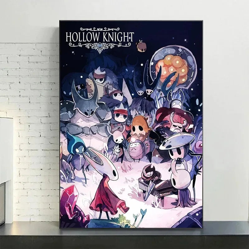 Hot Popular Video Game Hollow Knight Posters and Prints Canvas Printing Modern Wall Art for Living Room Home Decoration