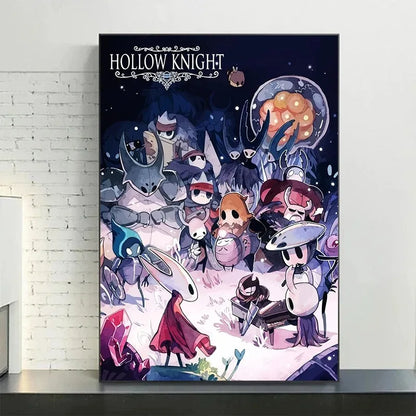 Hot Popular Video Game Hollow Knight Posters and Prints Canvas Printing Modern Wall Art for Living Room Home Decoration
