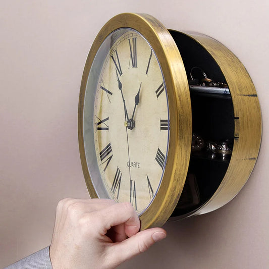 jewelry clock safe clock creative living room money wall clock safe storage box clock wall clock