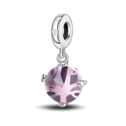 Hot Sale 925 Silver Retro Heart Shape Lotus Angel Charm Beads Fit Pandach Original DIY Bracelets Birthday Gifts Fine Jewelry