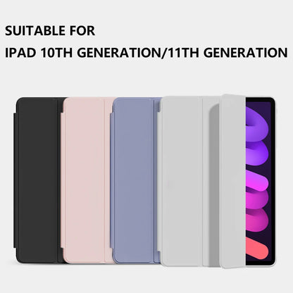 Case For iPad 11 2025 a16 11inch TPU Tri-Fold Magnetic Stand Tablet Cover Funda For iPad 11th Generation Case A3355 A3356 A3354