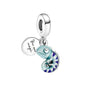New 925 Silver Summer Ocean Series Starfish Turtle Octopus Cetacean Pendant Fit European Bracelets DIY Accessories Gifts