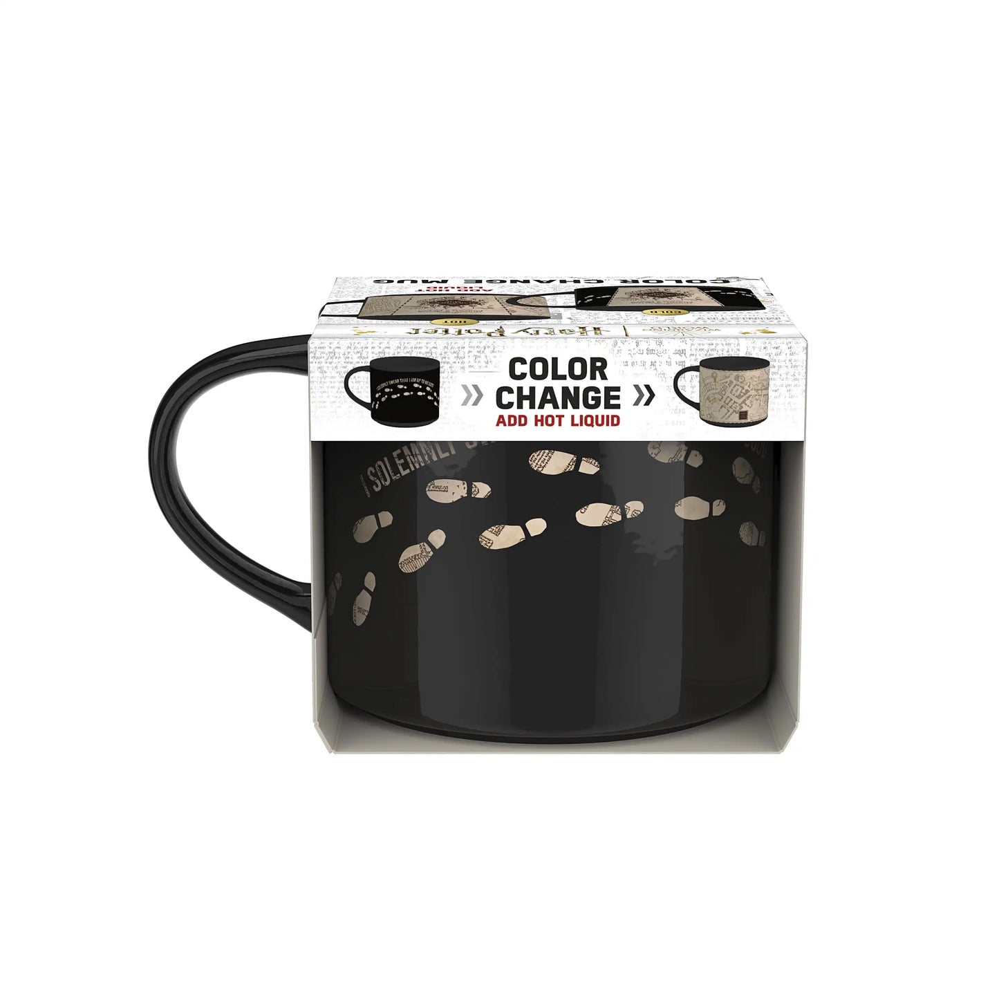 15oz Harry Potter Marauders Map Color Change Mug, Heat-Activated Design for Magic Effect, Dishwasher Safe