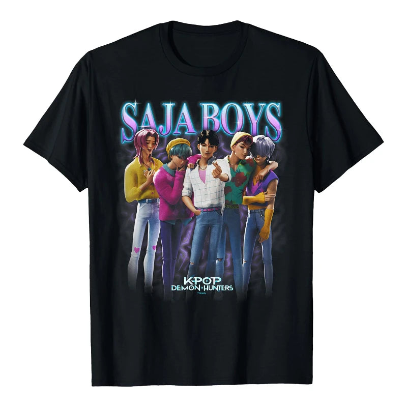 K-pop Demon Hunter Rumi Mira Zpey Movie Pattern T-Shirt