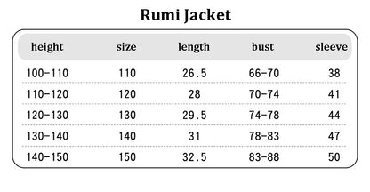 KPop Cosplay Rumi Zoey Mira Cosplay Costume for Children Girls Halloween Carnival Party Role Playing Outfits Xmas Gifts