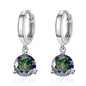 2ct Moissanite Diamond Earrings 100% S925 Sterling Sliver Orginal Drop Earring Wedding Bride Jewelry with Certificate for Women