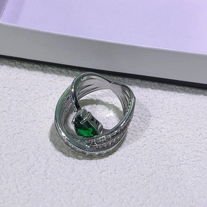 Rings High Quality New Sales Trend Jewelry Original Luxury Brand Shiny Cut Christmas Birthday Party Engagement Gift for Women