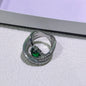 Rings High Quality New Sales Trend Jewelry Original Luxury Brand Shiny Cut Christmas Birthday Party Engagement Gift for Women