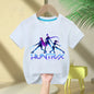 KPop Demon Hunters Rumi Zoey Mira Neck Cartoon Kids T-shirt