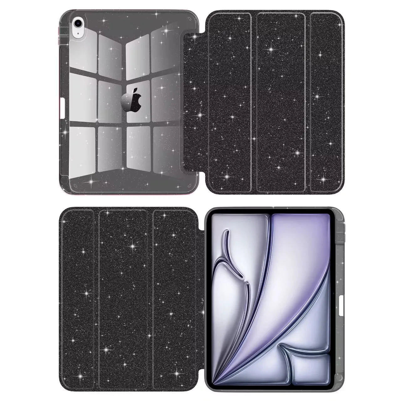 For 2025 iPad Air 11 Case 10th 11th A16 Cover For iPad Pro 11 Air 4 5 10.9 12.9 M2 M3 M4 Pro 13 10.2 7 8 9th Pencil Holder Case