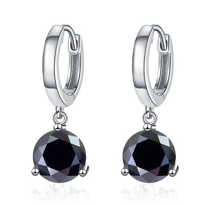 2ct Moissanite Diamond Earrings 100% S925 Sterling Sliver Orginal Drop Earring Wedding Bride Jewelry with Certificate for Women