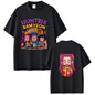 Movie KPop Demon Hunters Rumi Mira Zoey Saja Boys Derpy Tiger Double Sided Print T-shirt