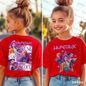 Kpop Demon Hunters Parent Child Short Sleeve Cute Kpop Demon Hunters Tee